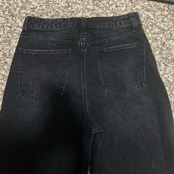 Gianni Bini Women’s Black High Waisted Wide Leg Denim Jeans size 11 32” waist - Picture 7 of 9